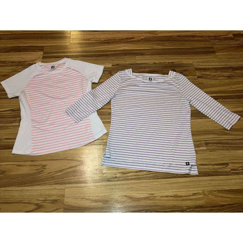 Footjoy Foot Joy FJ Women's Shirt Medium M Lot Of 2 No Size‎ Tag